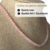 Collier en quartz rose qualité AA composé de véritables pierres naturelles sélectionnées pour leur éclat, leur durabilité et leur authenticité. Le choix idéal pour un achat de qualité et pour profiter des vertus traditionnellement attribuées au quartz rose, connues pour favoriser l'amour, la tendresse, l'apaisement émotionnel et l'harmonie des relations.