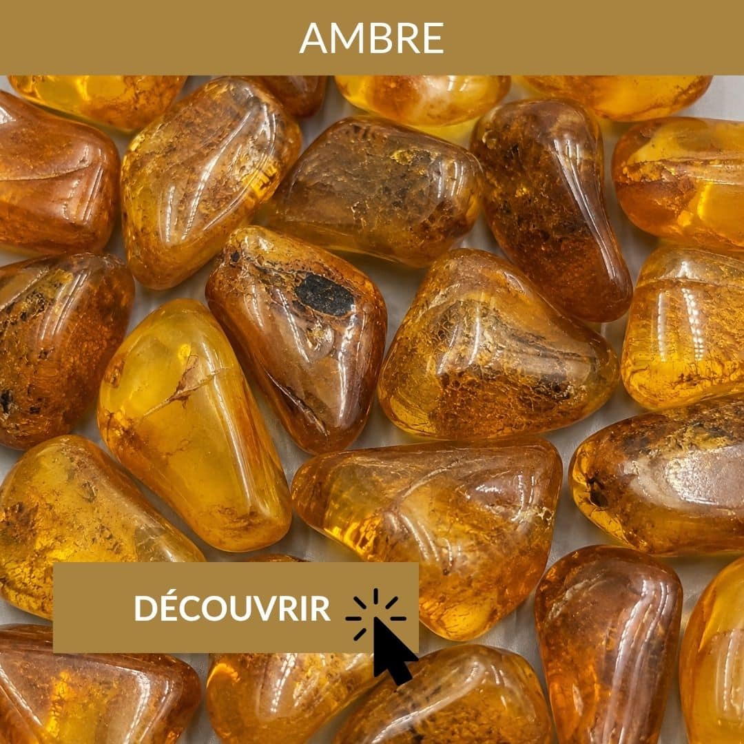 ambre pierre contre la tristesse et la déprime