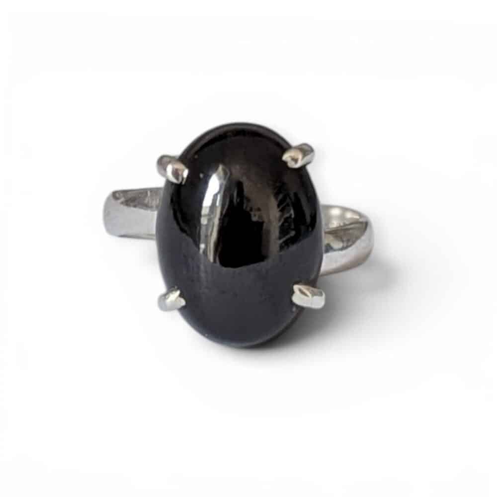 Bague argent 925 spinelle naturelle vitalité