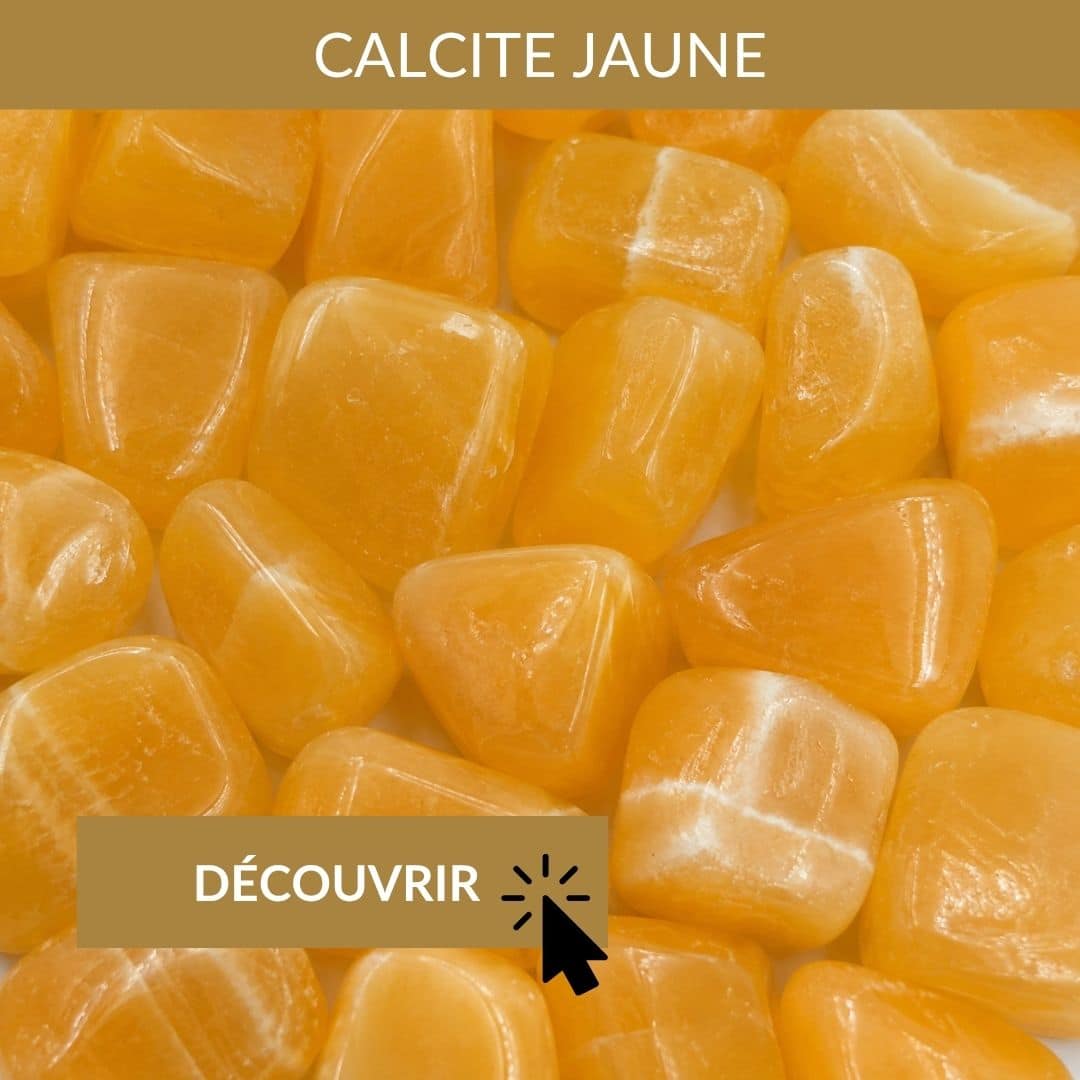 calcite jaune pierre pour la bonne humeur, gaieté