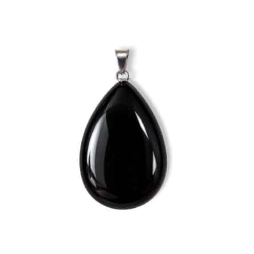 pendentif obsidienne pierre naturelle
