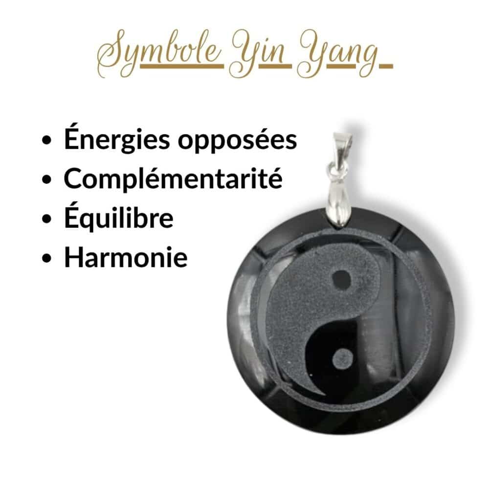 pendentif yin yang signification symbole équilibre harmonie